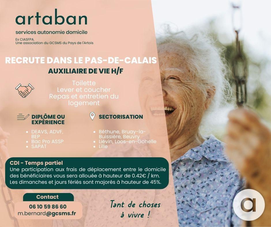 copie de publication facebook minimaliste beauté éthique blanc et rose (1) artaban recrutement aide à domicile
